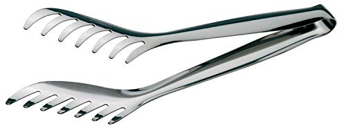 PIAZZA - Pinza da Cucina per Pasta e Spaghetti, Molla in Acciaio Inox di Alta Qualità Ideale anche per Insalate, Condimenti, Verdure - Lunghezza 26 cm