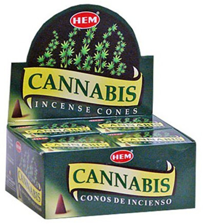 Incense Home Preziosi Coni di Cannabis 4 confezioni, 10 coni per confezione