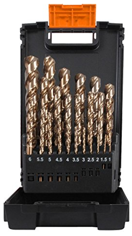 Projahn Kunststoff Kassette Mambo DIN 338 Typ Co8Prozent N-HD 25-teilig, 1-13 mm 60024