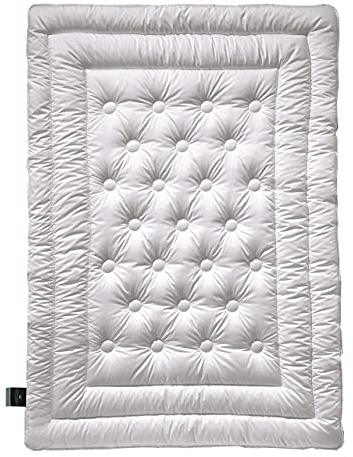 Billerbeck Bettdecke Brilliant - Ganzjahresdecke – 135 x 200 cm – Decke für das ganze Jahr – mit 100% Kamelhaar