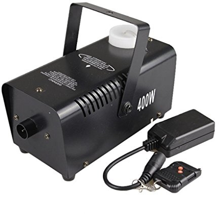 Mini Portable Remote 400W Fog Machine Home Party Show Smoke Fogger Stage Equipment W400 (NO LED)