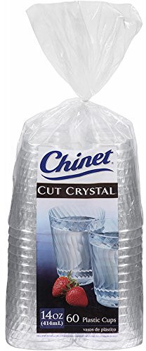Chinet Cut Crystal 14 Oz 60 Count