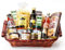 Geschenkkorb / Präsentkorb Delikatessen Galaktisch mit Nudeln, Saucen, Öl, Essigcreme, Senf, Sirup, Schokolade | gut als: Geschenkkorb für Kunden, Geschenkkorb zum Jubiläum oder Geschenkkorb Luxus