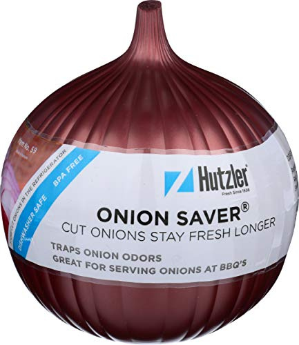 Hutzler Red Onion Saver Storage Container - Cut Onions Stay Fresh Longer