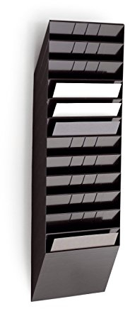 Durable Flexiboxx Prospektspenderset (12 A4 Querformat) schwarz, 1709781060