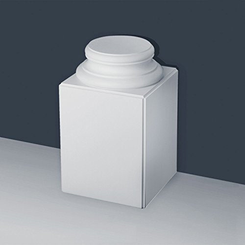 Full Column Plinth Socket Stucco Orac Decor K1132 LUXXUS Decoration Lightweight and Impact Resistant 57 cm