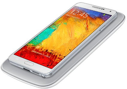 Samsung EP-WN900EWEGWW - Pack de carga por inducción para Galaxy Note 3 (Cargador y tapa trasera), blanco
