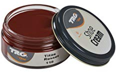 TRG The One Shoe Cream, Creme für Leder und Kunstleder, Rot (110 Russet), 50 ml