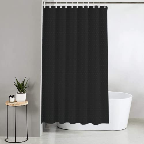 Blue Canyon Diamante Shower Curtains | 100% Polyester Shower Curtain | Anti-Bacterial Surface Treatment | Water Repellent| Weighted Hem | 180 X 180cm | 12 Reinforced Eyelets with Hooks (Black)