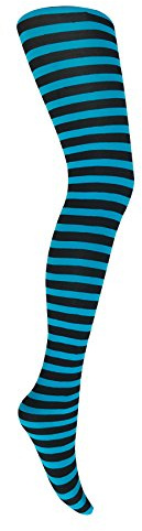 MYSASI Girls Striped Tights – Soft & Stretchy – Ages 6–14 – Perfect for School, Dance, Everyday Wear & Halloween - Kids Striped Machine washable tights - Halloween and party tights for kids