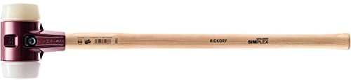Simplex Vorschlaghammer, Superplastik / Nylon; mit Tempergussgehäuse und Hickorystiel | D=80 mm | 3078.081