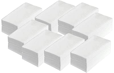 Zellstoff Servietten weiß 1/8 Falz, Tissueservietten 12 x 8,5 cm, für Bistro | Imbiss | Food Gastro | Tissue Gastronomie - kompatibel mit Cabanaz Spender (Barista 8 x 250 pieces)