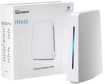 SONOFF iHost 2G Local Smart Home Hub, LAN ZigBee 3.0 Hub Smart Gateway, Zigbee hub, Memorizzazione dati locale/Controllo/Scenario, Compatibile con i dispositivi ZigBee, Domotica per la smart life