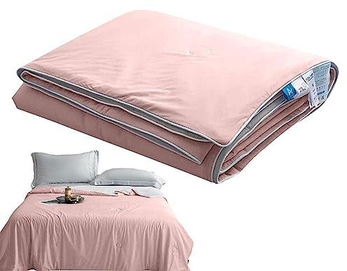 fanelod Decke, kühlende Faser-Bettdecke, bequem, weich, kühlende Decke, leichte Decke für Nachtschweiß, Erwachsene und Kinder