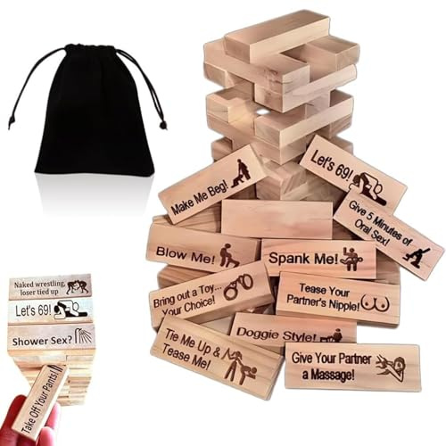 Juego de torre de bloques súper traviesos, juego de torre de bloques, mini bloques apilables de madera, bloques de madera de torre apilable, juegos de madera apilables, juego de torre de bloques súper