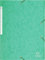 Exacompta - Réf. 17103H - 1 chemise à élastiques - pochette 3 rabats Maxi capacity - en carte lustrée - dimensions 24 x 32 cm pour documents au format A4 - couleur vert
