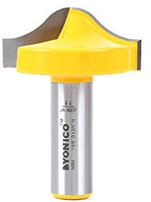 Yonico 14984 - Ogee Groove Router Bit, Cutting Diameter: 1-5/8, Cutting Height: 3/4 - 1/2 Shank