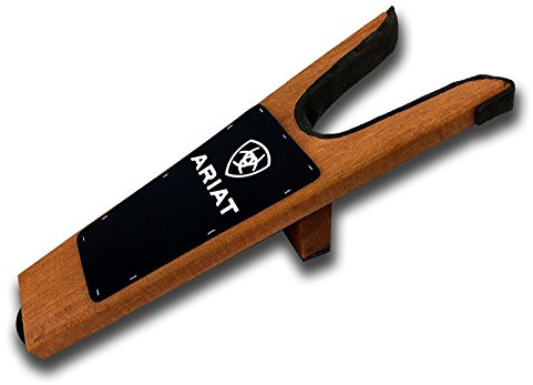ARIAT Small Stained Wood Boot Jack with Padded Edge