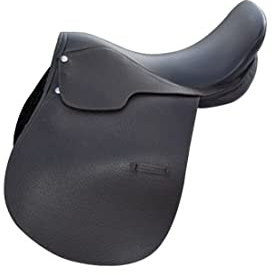 Campale Vielseitigkeitssattel York Echt Leder Dunkelbraun (17 Zoll)