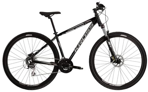 Kross Hexagon 6.0 VTT L 21 53cm Cadre 29 Roues Frein à disque Shimano 24 vitesses Hardtail Vélo Noir Gris Graphite