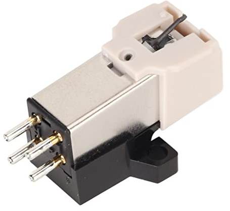 AT-3600L Magnetic Cartridge, Magnetic Cartridge with Needle, High Accuracy Replacement Magnet Turntable Cartridge for Turntable Record Player