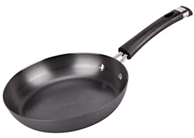 OQHAIR Professional Wrought Iron Uncovered Frying Pan Single Handle Frying Pan One Pot Dual Purpose