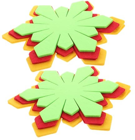 VINTORKY 6piezas De Ollas y Sartenes para Mesa De Comedor Manteles De Pascua Decorativos Cojines Antiscaldante De Pétalos Separadores De Utensilios De Cocina Varios