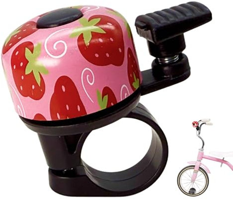 FortuneGlobe Campanello Velo Bambino, Ragazza Bicicletta Classico, con Un Bel Suono Forto, Accessori Velo