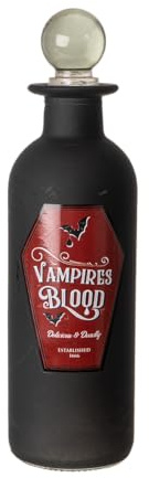 Pacific Giftware Vampire Blood Potion Glass Bottle Halloween Home Decor Gothic Apothecary Prop, Spooky Decorative Accent, Horror-Themed Tabletop Decoration 7.55H