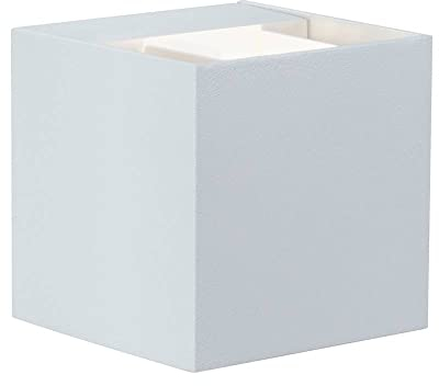 Paulmann 18001 Kit Spot en saillie spécial Cybo LED 2x3W, 230V, IP65, carré, 80x80 mm, Blanc, Alu