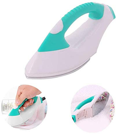 Szaerfa petit fer à vapeur électrique mini fer à repasser à vapeur portable fer léger portable pour voyage à domicile, fer à vapeur pour l'artisanat, fournitures de couture, double tension 110V/220V