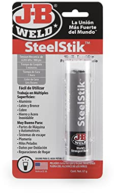 J-B Weld 8267ESP - Masilla Reconstructora para Metal, Bicomponente | Barrita Reparadora, Múltiples superficies - 57gr