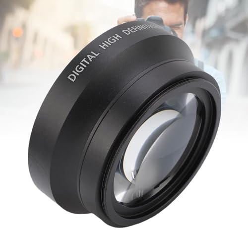 Diyeeni 0.43 X LENTRE AGGOLA LARMA, MACRO LENS ULDERE 67 Mm HD 2 in 1 Attacco Lente Extra per Fotografia della Fotocamera, Rivestimenti a più Strati, per la Fotografia All'aperto