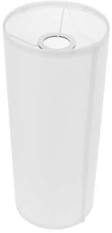TOVINANNA Paralume Pratica Cilindrico per Design da Lampada Bianco Terra Semplice Delicato, Copertura Decorativa per L'arredamento Casa e Soggiorno