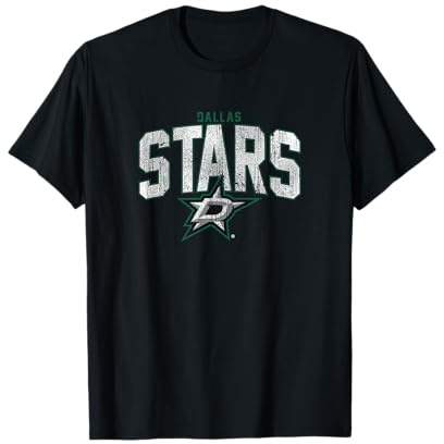 Hockey de la LNH avec Logo Vintage des Stars de Dallas T-Shirt