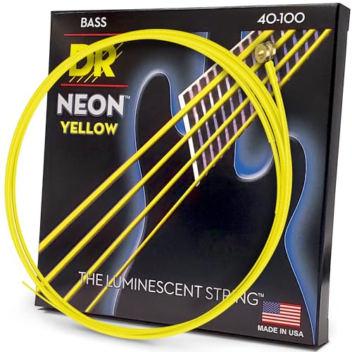 DR Strings HI-DEF NEON Bass Guitar Strings (NYB-40)