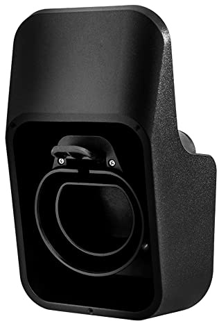 DELTACO Wandhalterung Typ 2 EV-Ladekabelstecker Fahrzeugseitig, Halter/Dock für Ladekabel Einer Wallbox, Typ 2 Kabelhalterung, Kabel Wandhalter, hochwertiger Kunststoff, Montagezubehör, schwarz