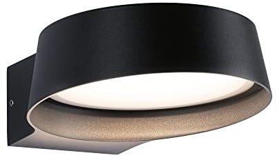 Paulmann 94789 LED utomhusvägglampa Capea Grand IP44 11,5 W 1050 lm 60 mm antracit aluminium gjutning 3000 K
