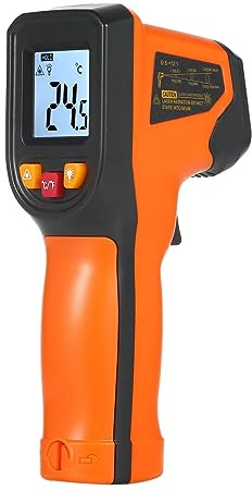 NJTY T600A | Digital Infrared Thermometer -50~600℃ Laser Pyrometer Gun Non-Contact Laser Temperature Meter Industrial Tools