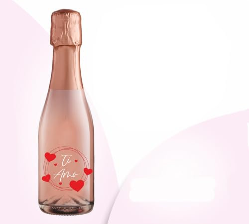 Zelda Bomboniere Il Vino dei Poeti Brut Gift 200 ml Glasflasche Ti Amo