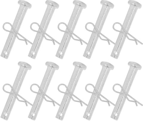 Abaodam Lot De 10 Goupilles De Connexion Pour Échafaudage Charnières À Ressort Goupilles De Tension Pièces D'Accouplement Pour Échafaudage Fermeture De Porte Goupilles À Ressort