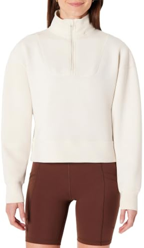 Amazon Essentials Women's Active Half-Zip Pullover Sweatshirt
