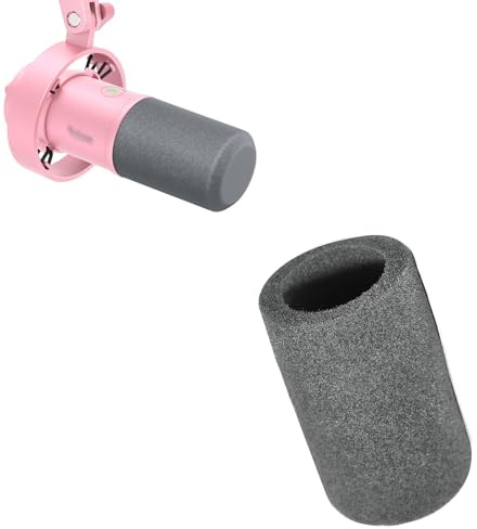 Copertura del microfono per FIFINE Amplitank K688,microfoni copertura antipolvere microfoni parabrezza spugna coperture, riducono i rumori del vento (Grigio)