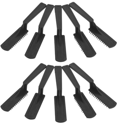 Healvian Pettine Applicatore per Tintura Chioma 10 Pezzi Professionale Pennello per Mèches, Spazzola per Decolorare e Applicatore Olio, per Salone e Uso Domestico
