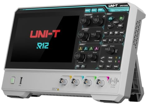Oscilloscope haute résolution série UNI-T UPO1000HD – ADC 12 bits, 1,25 GSa/s, mémoire 100 Mpts, écran tactile 7 pouces (UPO1082HD 2 canaux 80 MHz)