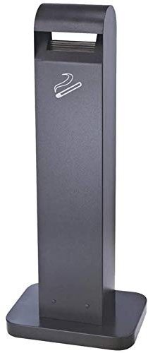 Wall-mounted ashtrays. Outdoor Standing Ashtray, Metal Paint Barrel Floor Ashtray Trash Can Modern Windproof Commercial Ashtray Ash Column