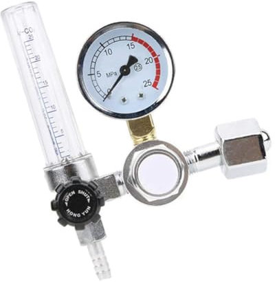 Blmirror Gas Pressure Reducer Reducing Valve Steel Cylinder Gas Cylinder Pressure Reducing Valve 0-25Mpa Arc Welding Gas Meter