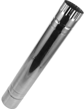 WEKADRIN Tuyau de Poêle à Bois en Acier Inoxydable 7X75 CM Diamètre Conduit de Cheminée Isolé 50 CM Kit de Cheminée pour Ventilation et Chauffage Extérieur Polyvalent