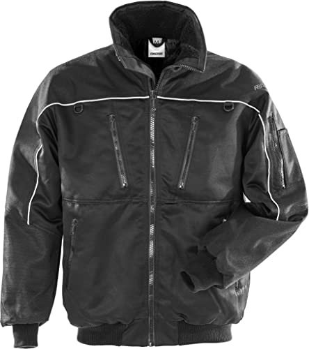 Fristads Winterjacke Pilotenjacke wasserabweisend PP464, Farbe:schwarz;Größe:XXXL