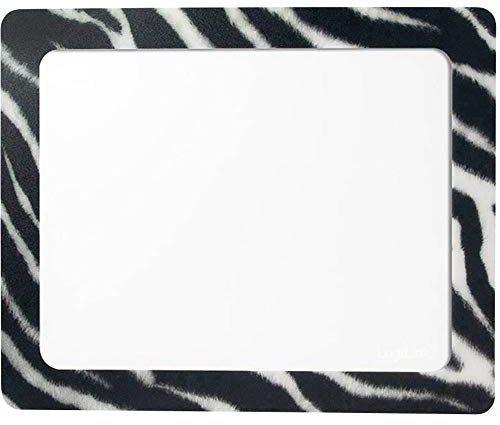 LogiLink ID0168 - Tappetino per mouse con inserto per foto, motivo zebrato, 230 x 190 mm, colore: Trasparente